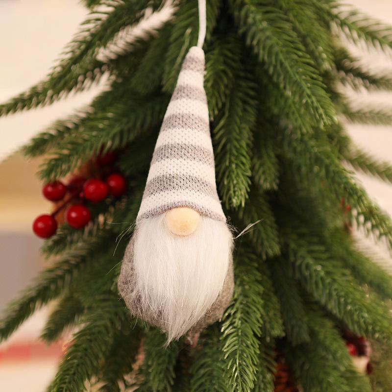 Christmas Knit Faceless Old Man Tree Ornaments - Small Hanging Pendants