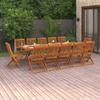 Day and Night - Day and Night Garden Dining Set 13 Pieces Solid Acacia Wood 280x90x75cm