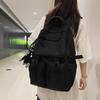 Student Schoolbag College Style New Hong Kong Style Ins Backpack Solid Color Japanese College Student Fashion Backpack Men