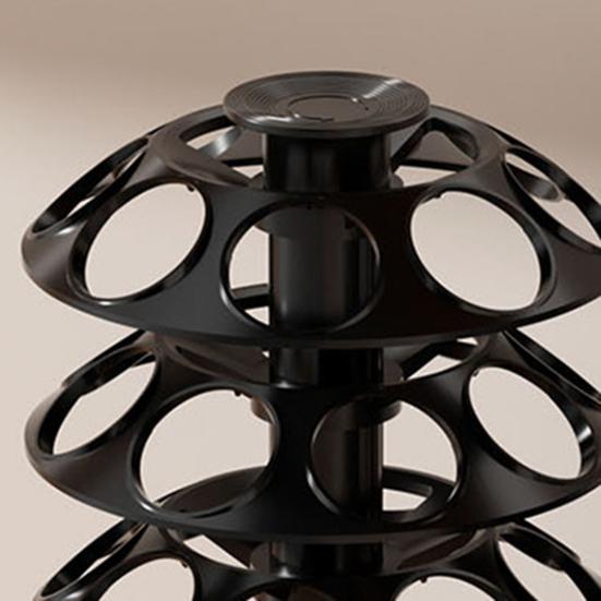 Kaffekapselhållare för K-Cups Snurrande Kaffekapselorganisatör Rymmer 40 Kapslar Utrymmesbesparande Kaffekapselkarusell för Köksbänk Kontor