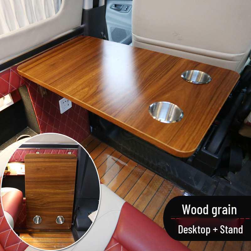 Folding Dining Table & Cup Holder for Ford Transit & Maxus V80 RV Modifications