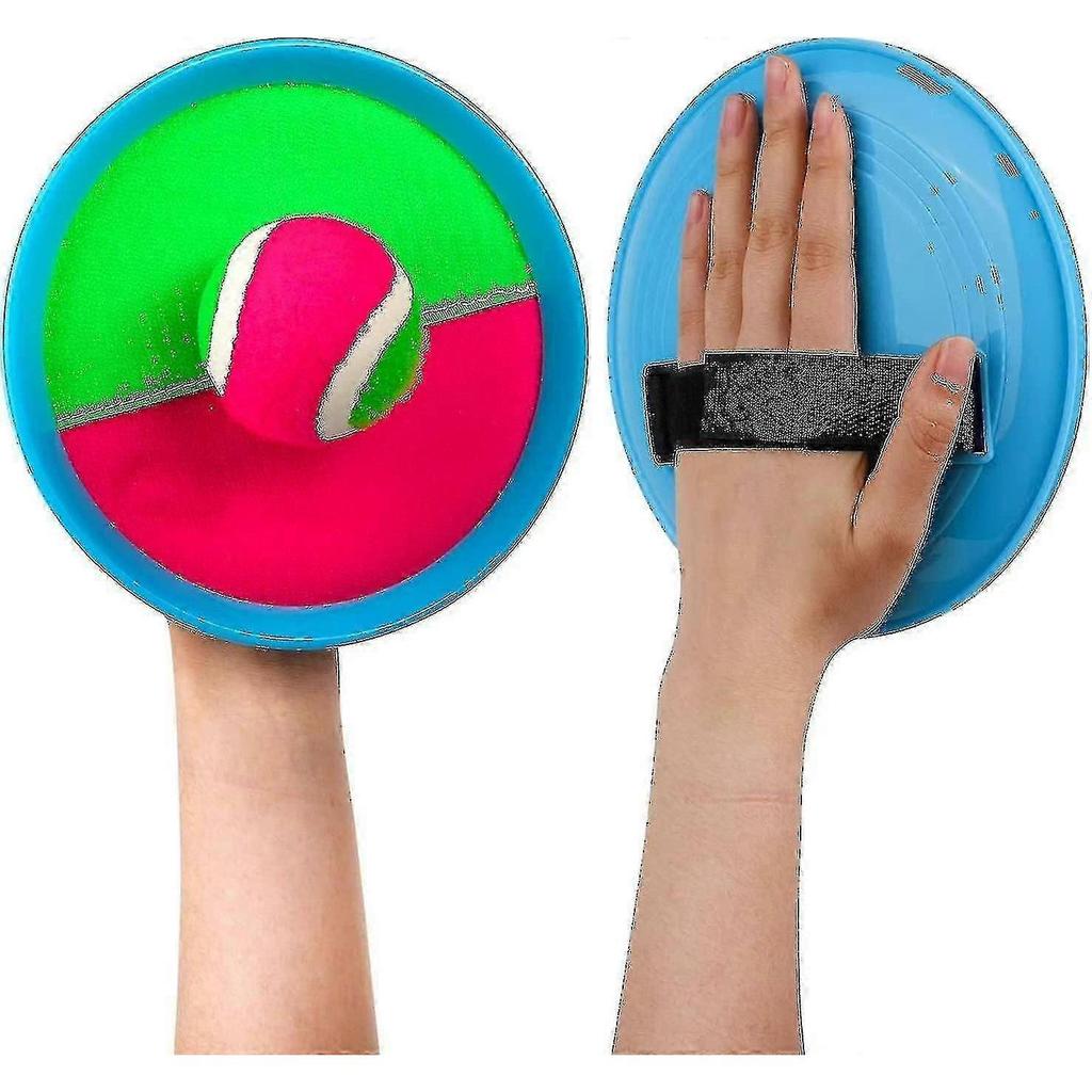 Toss And Catch Ball Game For Kids Backyard Games Beach Game For Kids (upgraded) (2 Paddles 2 Balls)-CE