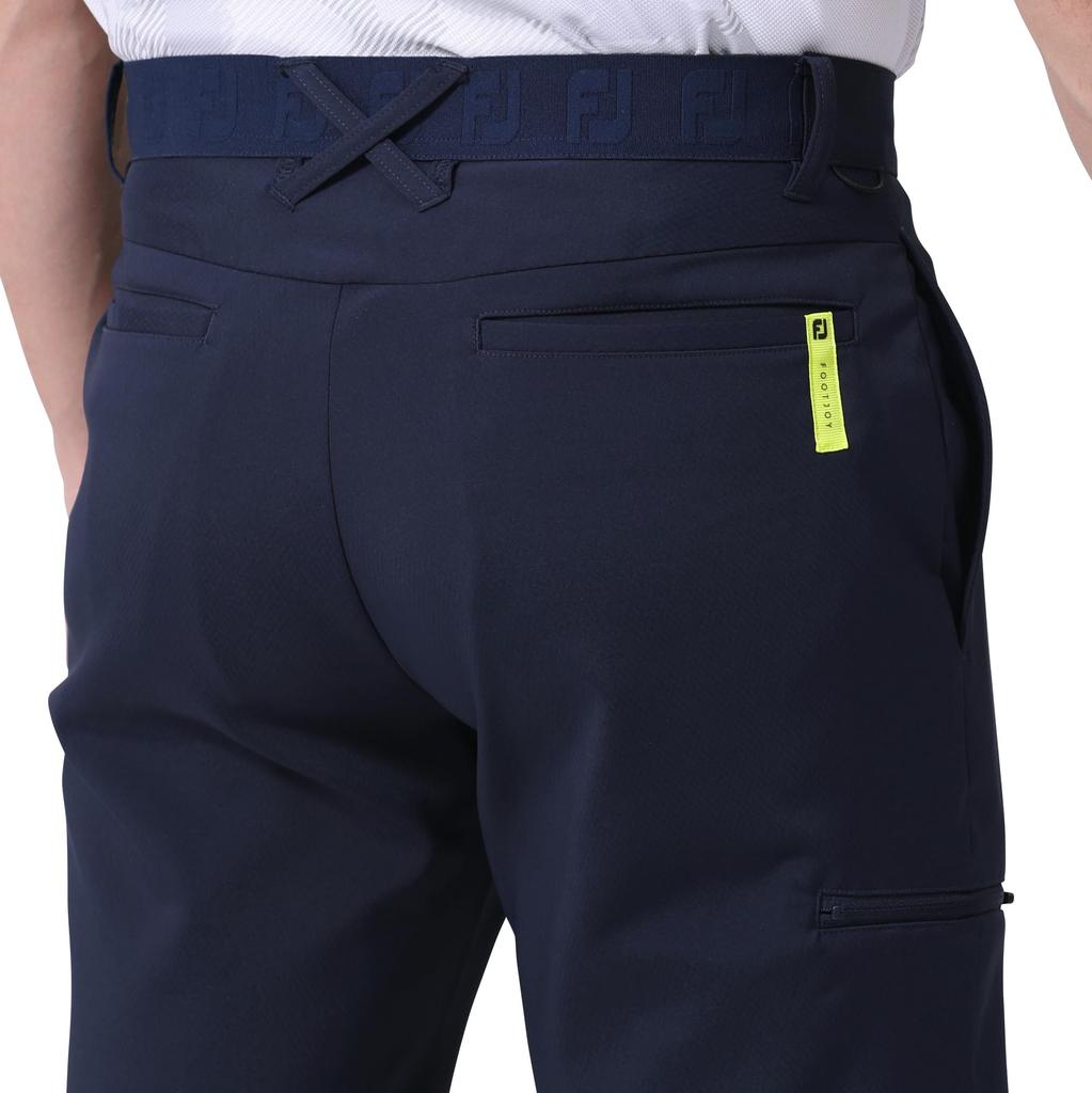 FootJoy TWINSOF Water-Repellent Cargo Shorts, Navy, Men's, Size M, FJ-S24-P05, 81898-M
