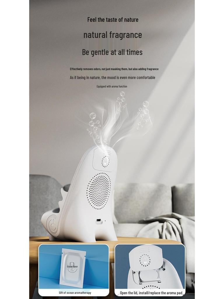 V8 Wireless Charger & Aromatherapy Desktop Phone Holder M111