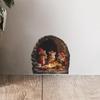 Cartoon Christmas Rat Hole Sticker Cute Mouse Hole Mouse Hole Wall Stickers Creative DIY Mini 3D Rat Wall Decal Stair