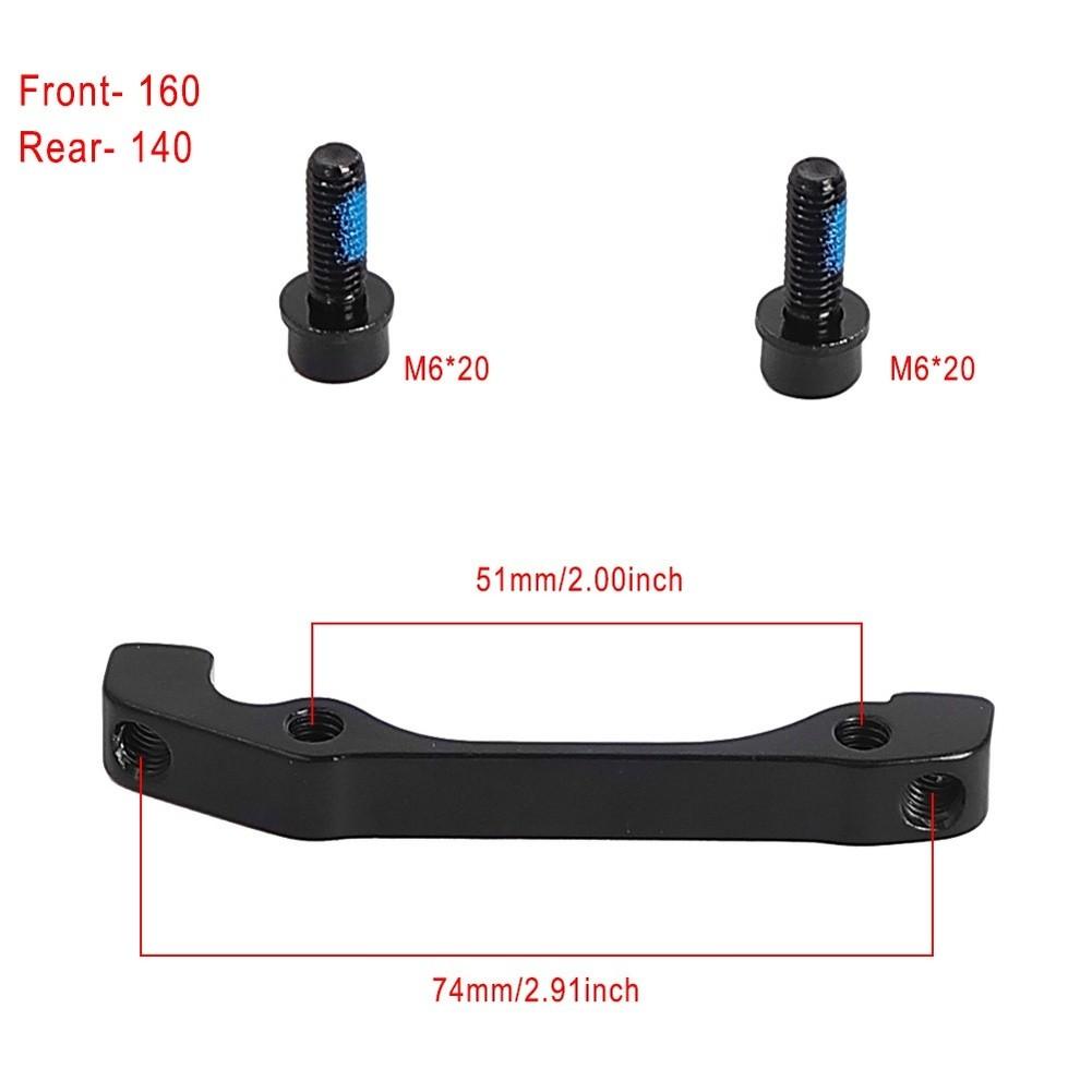 Zoom  FOR XTECH  HB100 Hydraulic Disc Brake Adapter Mount Front Rear Caliper F-160/R-140