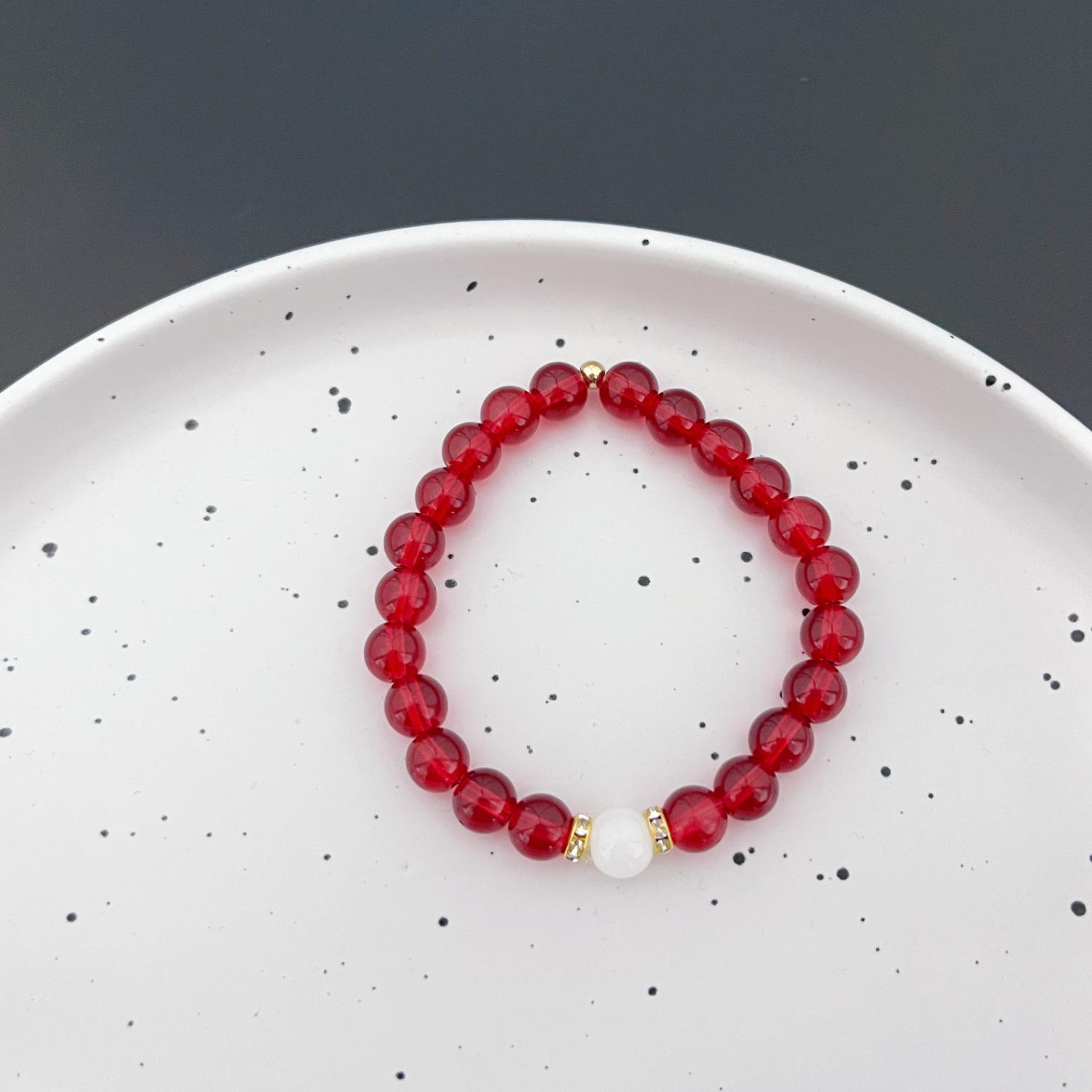 JYL TS Bracelet Plum Blossom  National Trend Luxury Design Feng Shui Beauty & Fortune T953 темно-малинового