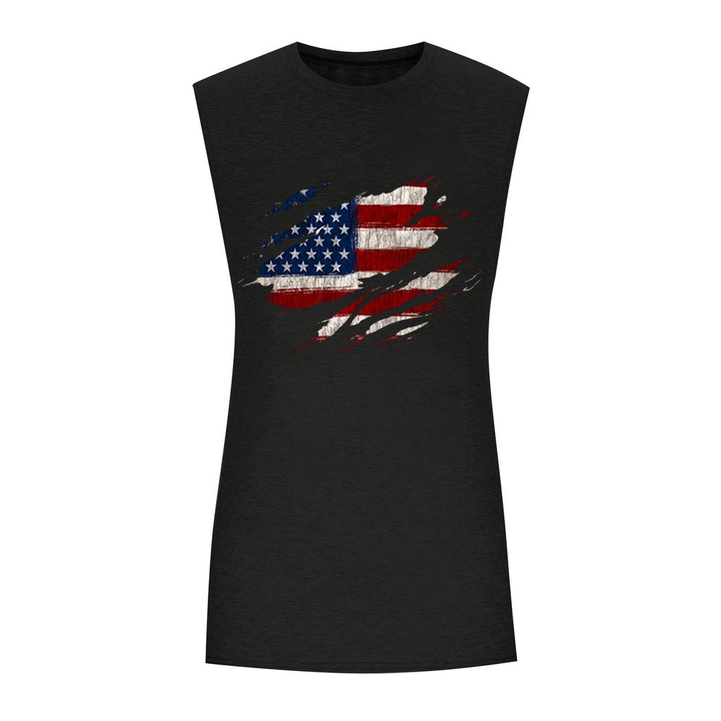 Mens Summer Surf Beach Tank Top Large Size Casual Breathable Sleeveless Top Loose  Print Tank Top Man Shirt