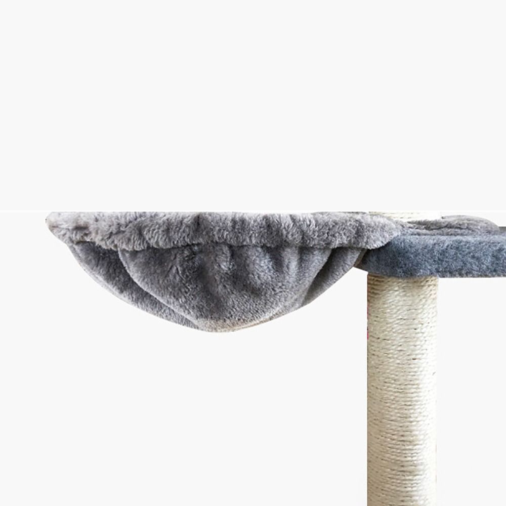 Easy To Install Plush Cat Nest Comfortable Spoon Shape Cat Hammock Soft Cat Wall Mounted Bed Cat