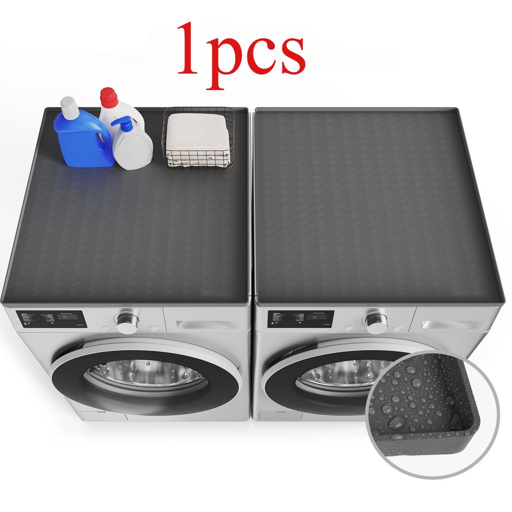 1 Pcs Dryer Cover Silicone Dryer Top Protector Anti-slip Waterproof Protective Cover for for Washing Machin and Kitchen