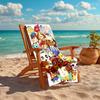 Personalized customized proof beach towel with Animal Crossing  pattern - soft, absorbent, quick-drying, perfect swimming, camping&bathing