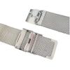 20mm IP Electroplated Steel Watch Strap with Double Safety Buckle & Milanese Woven Mesh
