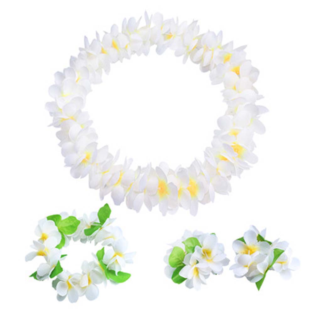 Cloth For Women Gift Hawaiian Style Wristband Garland Necklace Headband Performance Accessories