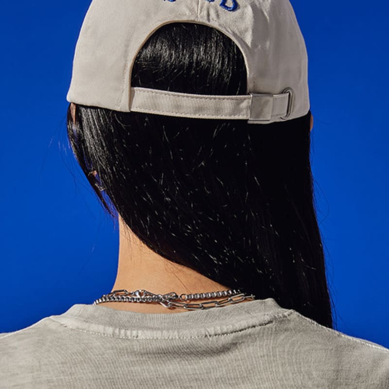 RIGOON STUDIO Planet R Two-Tone Ball Cap (Beige & Blue)