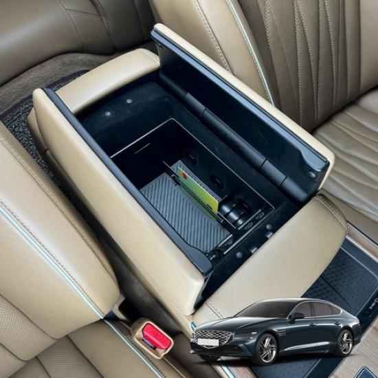 Органайзер-подлокотник с ящиком для хранения, лоток в центральную консоль для Genesis G80 2025