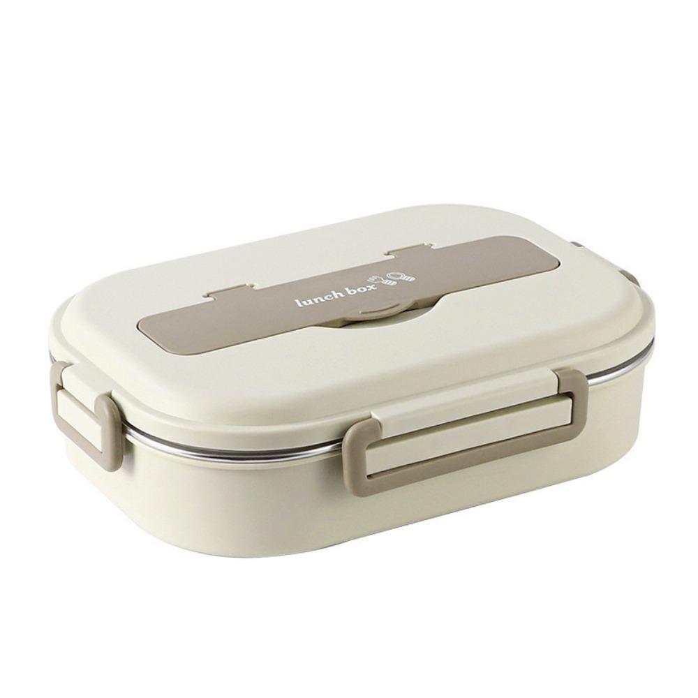 304 Stainless Steel Portable Bento Box with Bag Fork Spoon Preservation Box  School