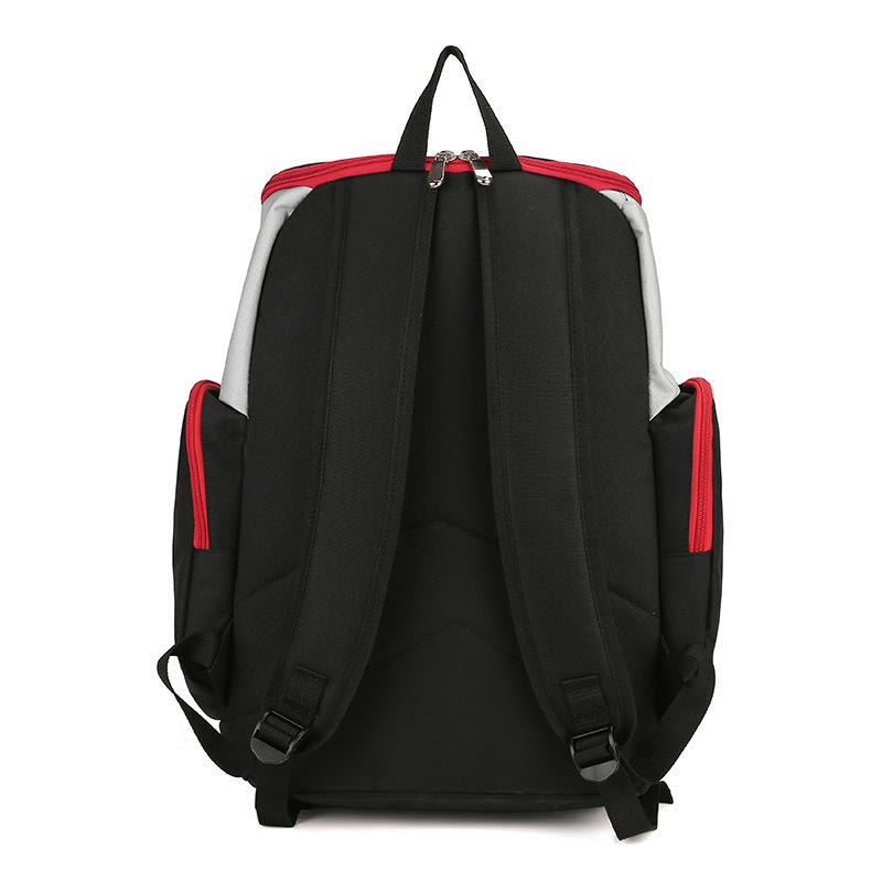 Mochila de fútbol Fengdong, bolsa de transporte para pelotas de baloncesto, Mochila deportiva ligera impermeable a la moda, mochila escolar de gran capacidad para hombres