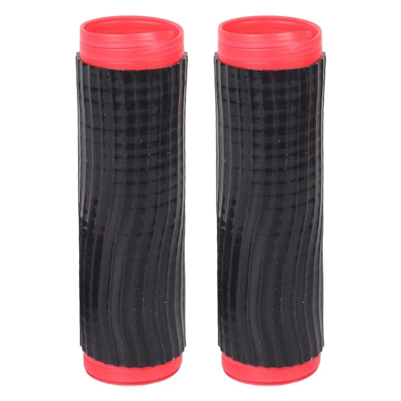 Pack of 2 Silicone Motorcycle Handlebar Covers Slip Resistant Universal Fit Handlebar Grips Vibration Dampening for Ride