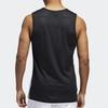 Adidas Knit Reversible Basketball Training Running Vest Men Tops Black DX6385