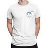 Men's T-Shirts Chiikawa Blue Casual Cotton Tee Shirt Short Sleeve T Shirts Crewneck Tops Unique