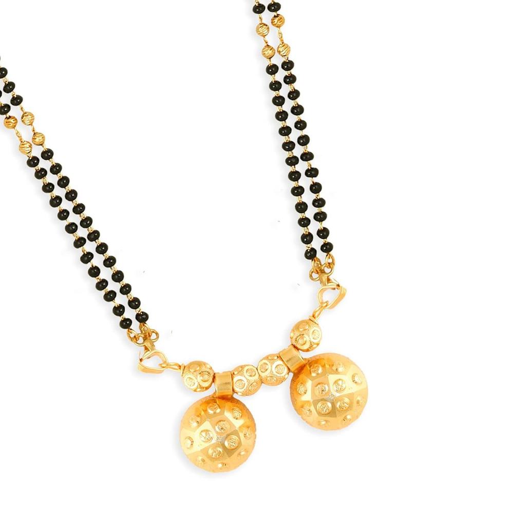 Mangalsutra For Women Girls Ladies Temple South Indian Traditional 1 Gram Gold Stylish Maharashtrian Long Chain