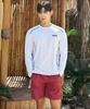 Helingbon [Set] Men'S Multisports Rash Guard & Nylon Boardshorts