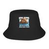 Bobr Kurwa Meme Bucket Hat for Men Women Beach Funny Beaver Field Hat Trendy Packable for Hiking Fishing Fisherman Cap Panamka