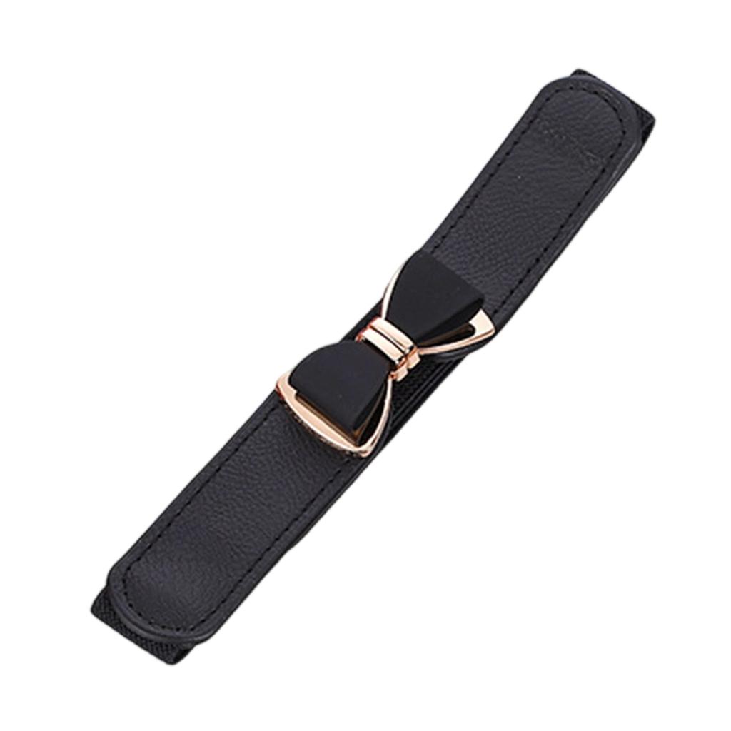 Elastic Waist Cincher for Women Adjustable Stretch Waist Belt with Decorative Buckle For Dresses Coats Jackets