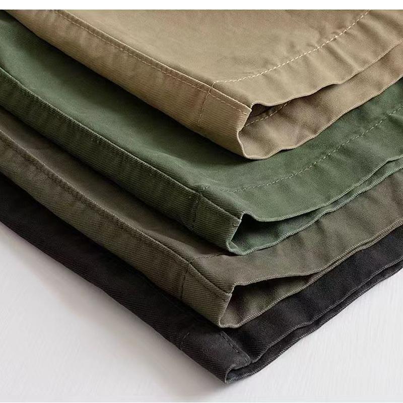 Vyšívané letní nové ležérní šortky, pánské trendové Slim Fit s texturou, Dvoudílné kalhoty, Pánské univerzální pracovní oděvy s rovnými trubkami, Dvoudílné kalhoty