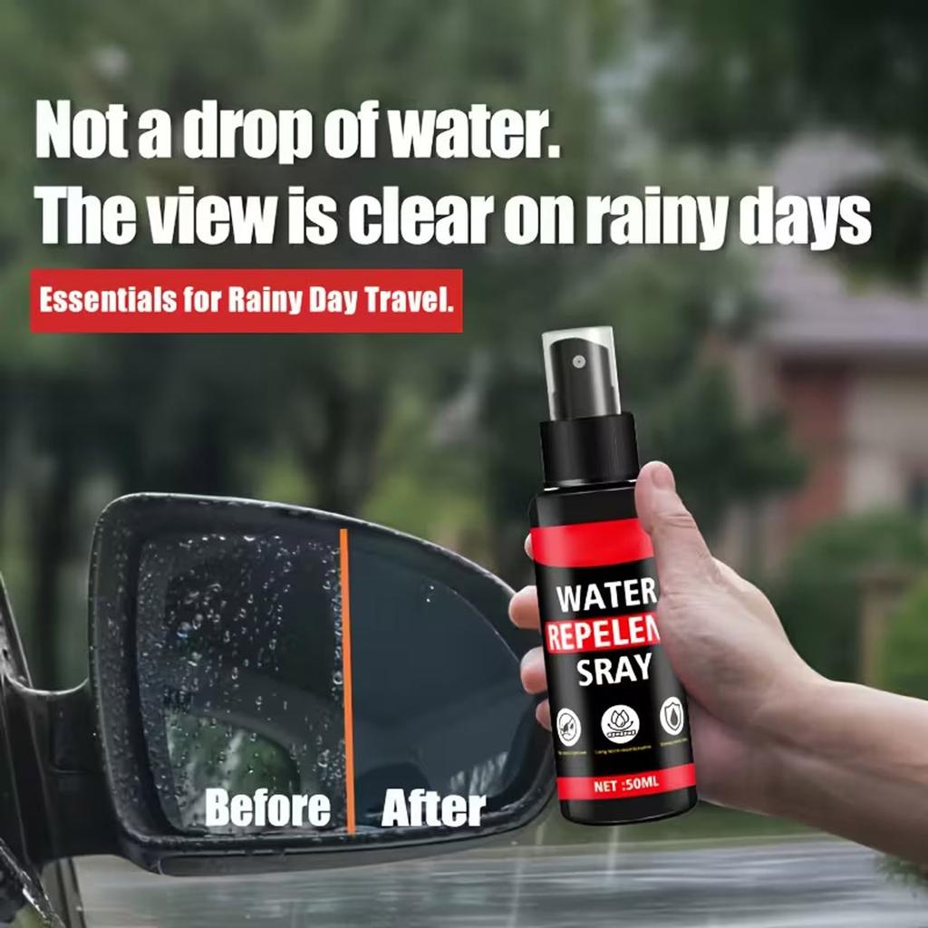 Auto-Regen-Spray, Auto-Glasversiegelungsmittel, Auto-Rückspiegel-Entfroster, Wassertropfenentferner, Glasreiniger.,100ml,