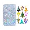 Beautiful Christmas Tree Mold DIY Craft Holiday Decoration Holographic Tree Mold