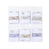 Retro White Kraft Paper Memo Pad - Life Imprint Series, 50 Sheets, 6 Styles for Collage & Writing
