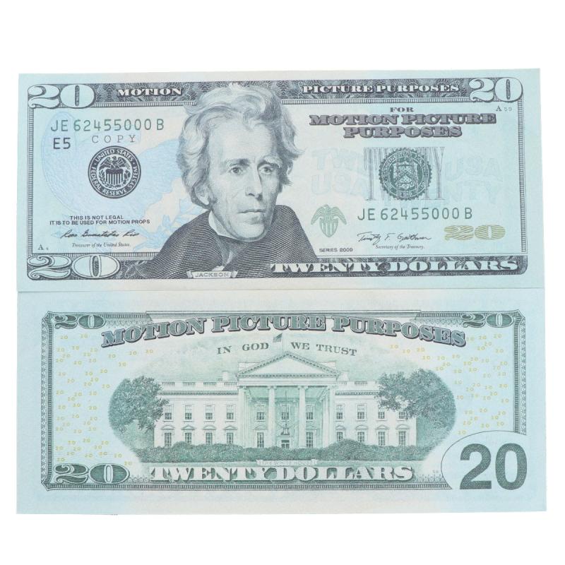 

100 шт. Поддельные деньги Реквизит Деньги Игровые деньги Набор игрушек для кинореквизита Ролевая игра Видео Обучающая игра Магические трюки Вечеринка по случаю дня рождения