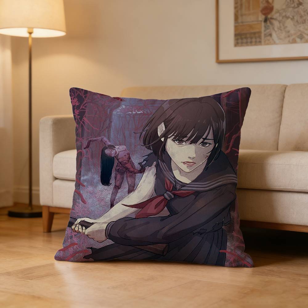 Horror SSilent HHill F Pillow Case Pattern Printed Pillowcase For Living Room Sofa Cushion Cover