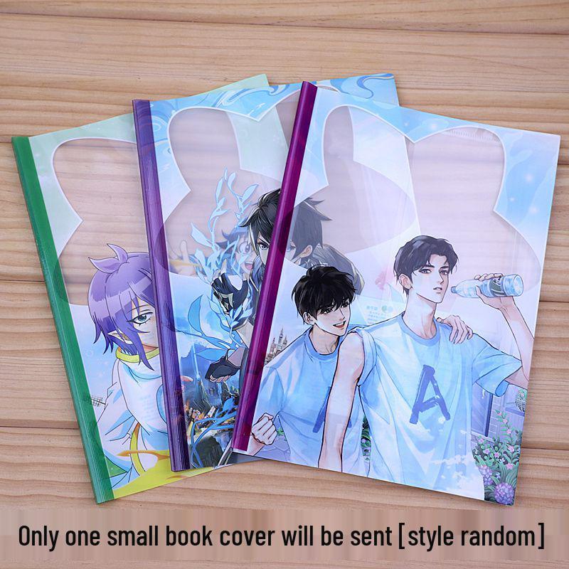 Cartoon Book Covers for Elementary Students - Language & Math - Waterproof Lever Arch File Wrapping for Boys & Girls