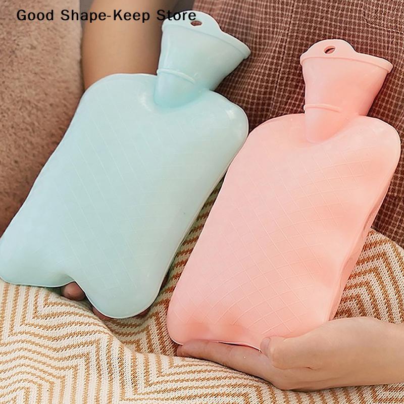 1000ML PVC Hot Water Bottle for Bed Hand Warmer Reusable Warm Kettle for Winter Hand And Foot Heating
