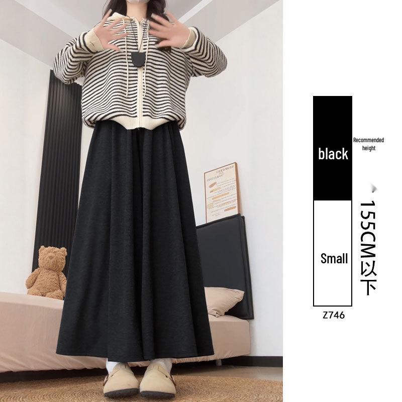 Yamamoto Women's High Waist A-Line Midi Culottes - Summer 2025 Ice Silk Casual Wide Leg Pants