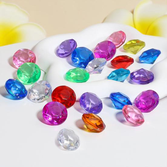 26Pcs Diving Gems Underwater Gemstones Simulated Crystal Big Colorful Faux Diamond Large Pool Gems for Swimming Training Games Party