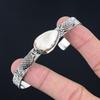 Halloween Sale Scolecite Gemstone Crown Chakra Sister Bangle Jewelry 925 Silver