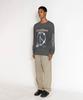 TOWTOW ARCHIVE Growing Graphic T-Shirt Charcoal