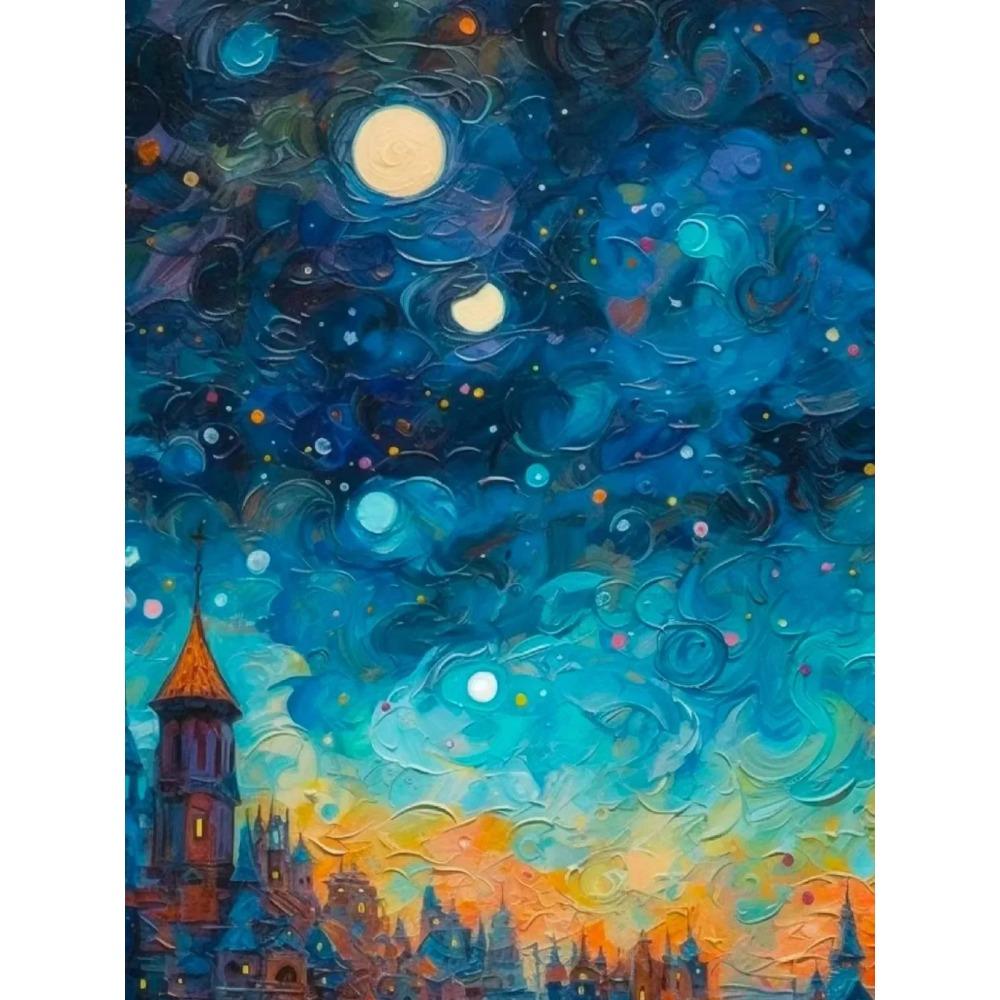 Diamantmaleri Full Drill Ice Skulptur Phoenix Rund Diamantmaleri Håndlaget Flower Fox Diy Diamond Mosaikkmaleri Hjemdekorasjon