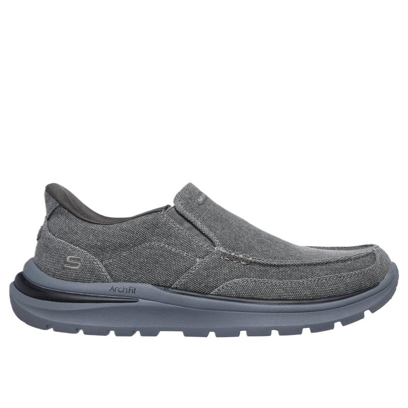 Skechers Arch Fit Versatile Comfortable Trendy Mid-Top Casual Shoes Men Shoes Gray 205490-CHAR
