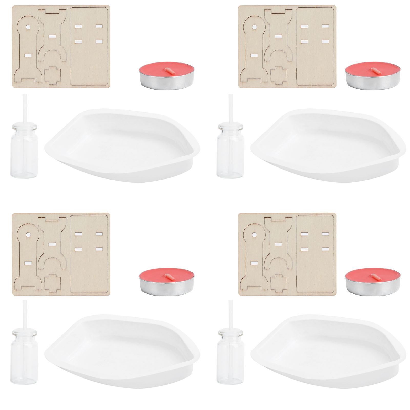 

4 Set Steam Boat Science Kit Candle Powered DIY Physics Equipment Experiment Learning Toy