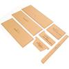 7Pcs Acrylic Template Wallet Sewing Leather Luggage Pattern Making Cutting Mould XBD‑07