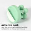 Silicone Toothbrush Holders Hook Waterproof Self Adhesive Wall Mounted Single Hook for Hanging Key Utility Plug Holder