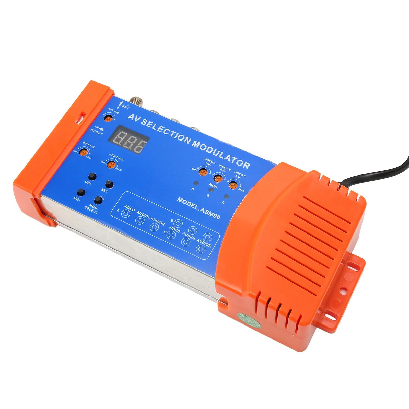 

Модулятор выбора AV профессиональный PAL NTSC стандартный VHF UHF RF модулятор для домашнего ТВ 100‑240 В США US Plug