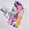 1pc My Little Pony4 Beach Towel, Beach and Seaside Swimming Pool Equipment, Fashion Pattern, Rectangular, Travel Essentials