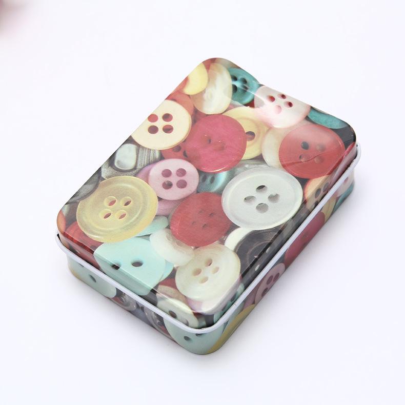 Creative Cartoon Mini Card and Hairpin Storage Tin Box
