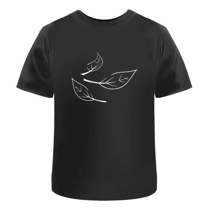 Falling Leaves Graphic Print T-shirt