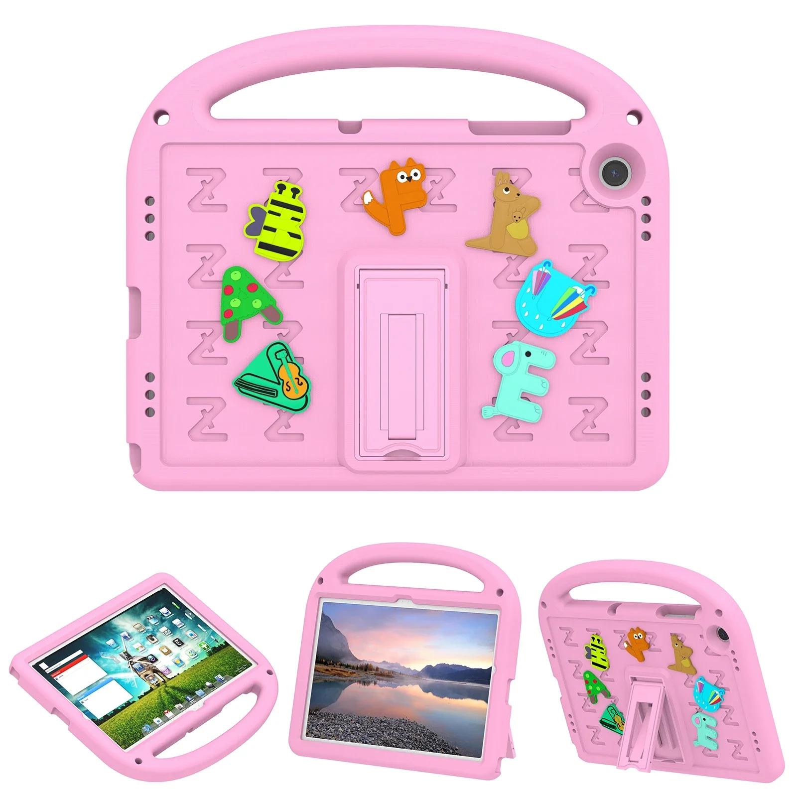 Voor Samsung Galaxy Tab A9 Plus 11 X210 X216B X218U A9 8.7 SM-X110 X115 X117 Hoes Cartoon A9+ Kinderen EVA Tablet Hoes Tab A9 8.7 inch roze